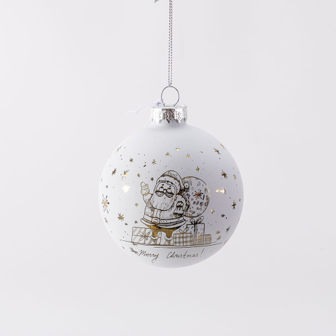 Glass Christmas ball for Party Decoration