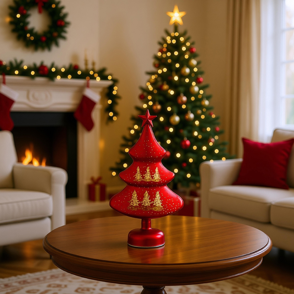 GLASS LED ORNAMENTS
