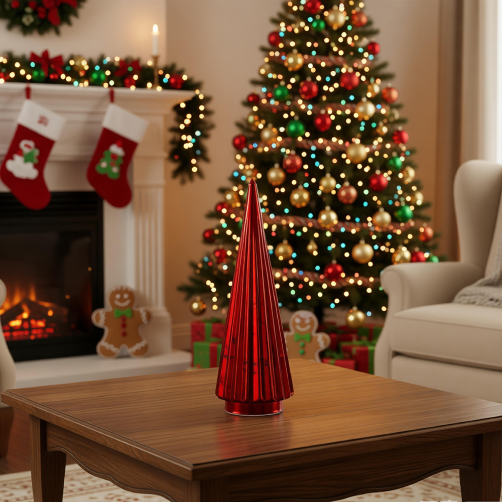 GLASS LED ORNAMENTS