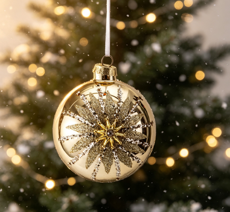 Glass Christmas ball for Party Decoration