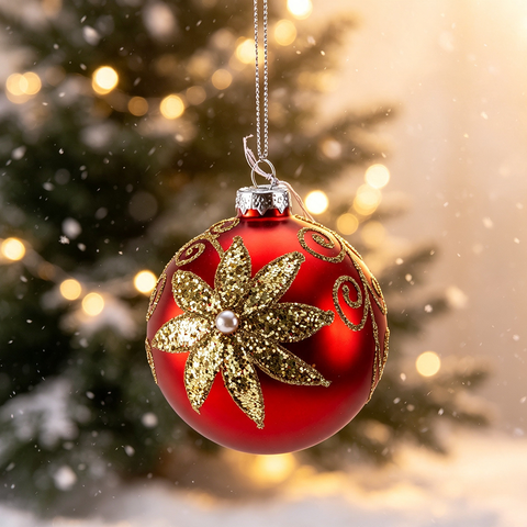 Glass Christmas ball for Party Decoration