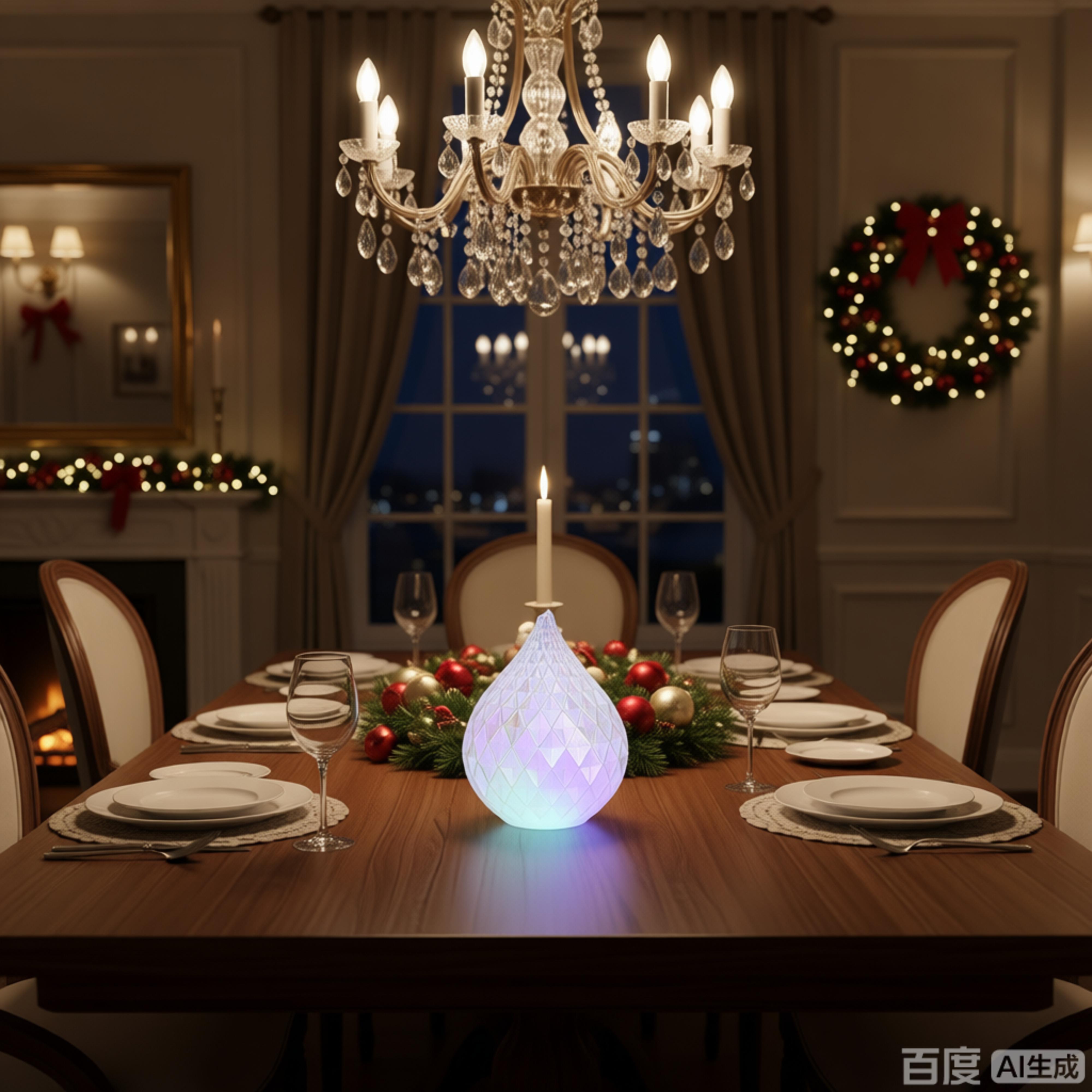 GLASS LED ORNAMENTS