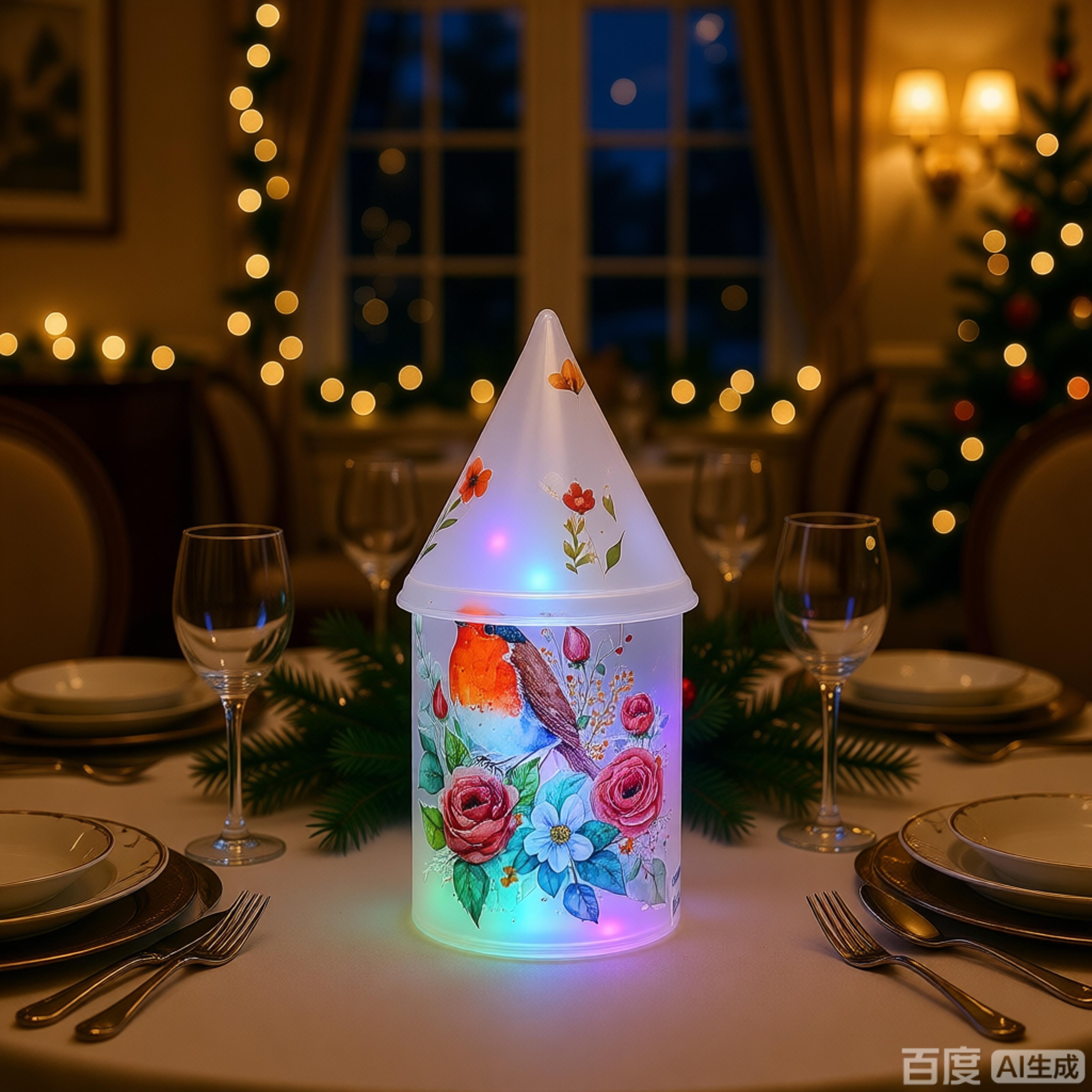 GLASS LED ORNAMENTS