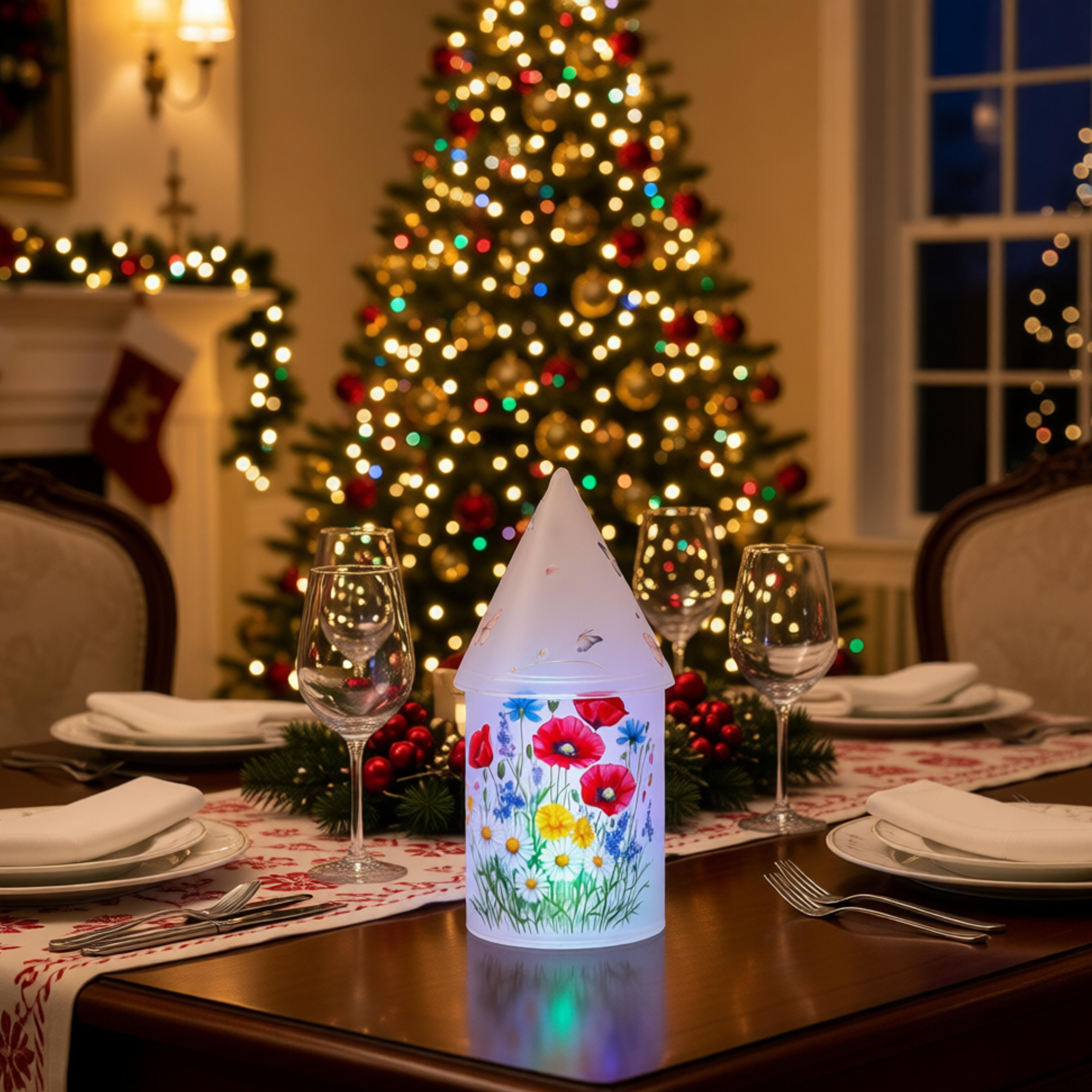 GLASS LED ORNAMENTS