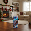 LED GLASS CANDLE HOLDER JESUS 