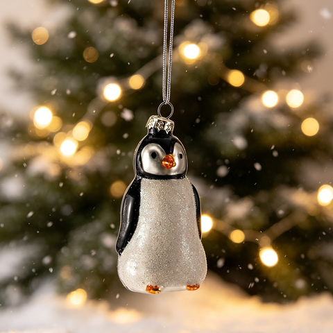 Glass Penguin for Party Decoration