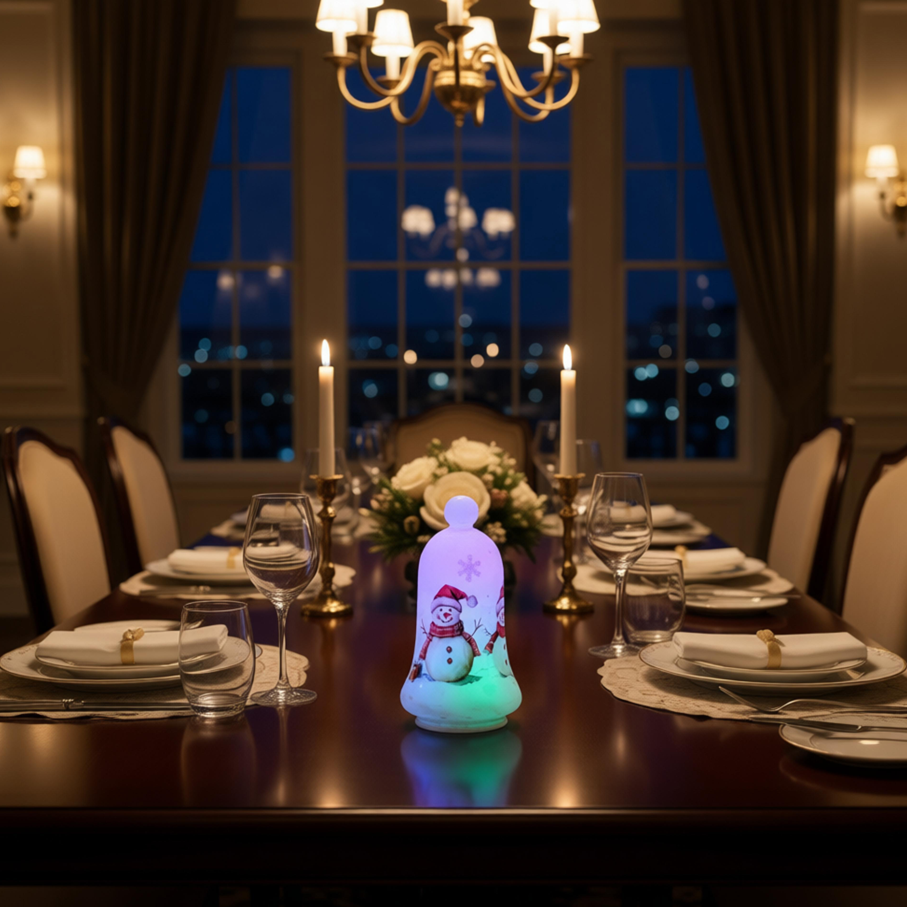 GLASS LED ORNAMENTS