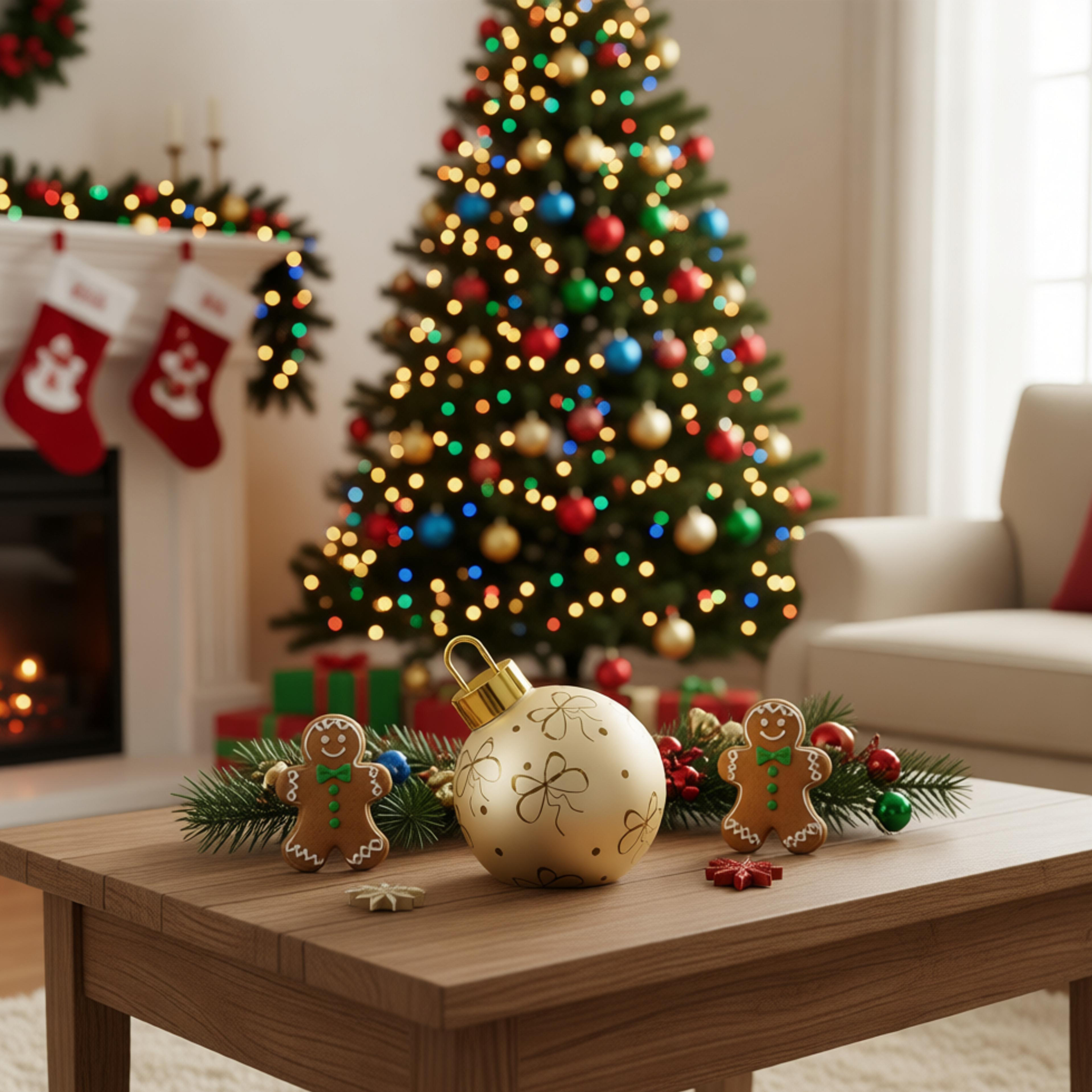GLASS LED ORNAMENTS