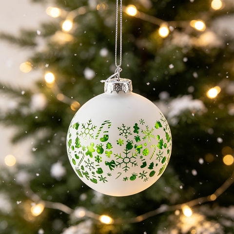 Glass Christmas ball for Party Decoration