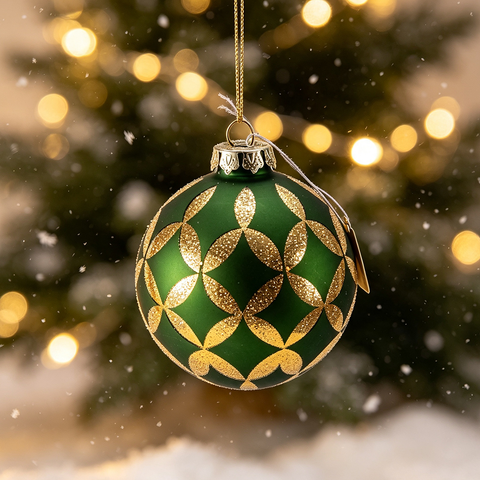 Glass Christmas ball for Party Decoration