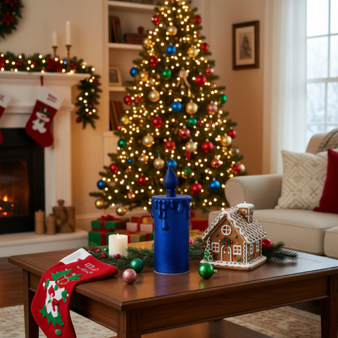 GLASS LED ORNAMENTS