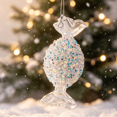 Glass Ornaments for Party Decoration