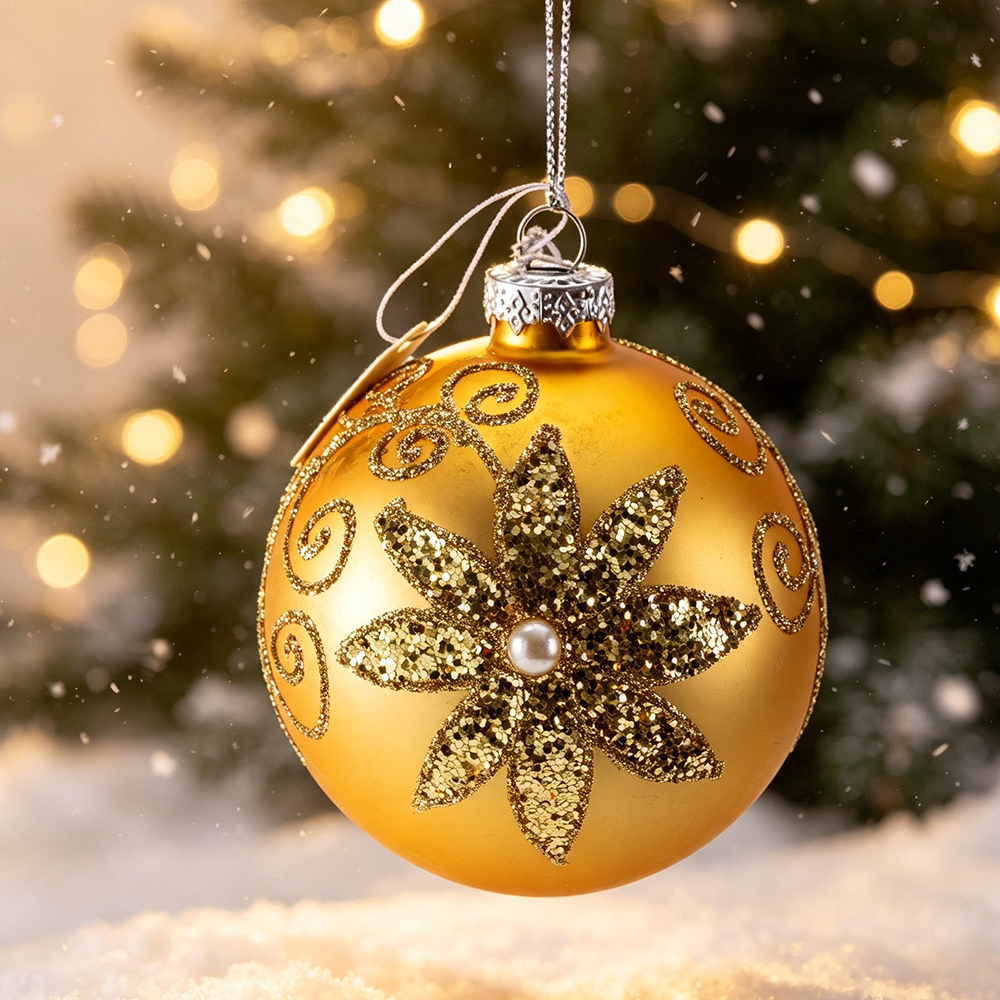 Glass Christmas ball for Party Decoration