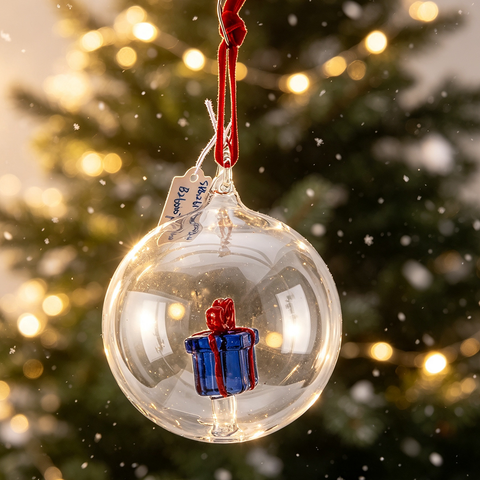 Glass Christmas ball for Party Decoration