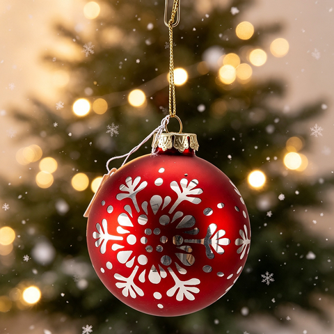 Glass Christmas ball for Party Decoration