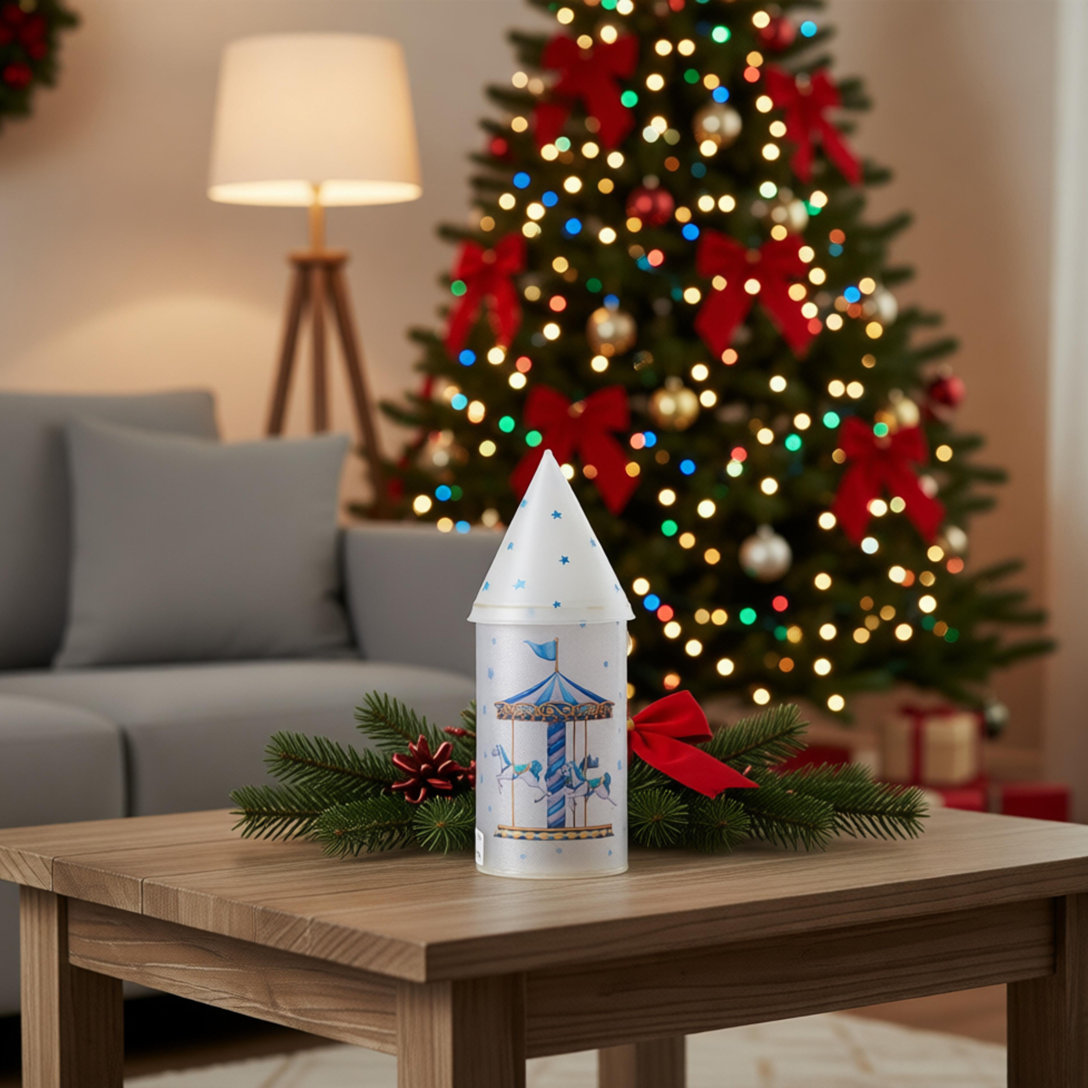 GLASS LED ORNAMENTS