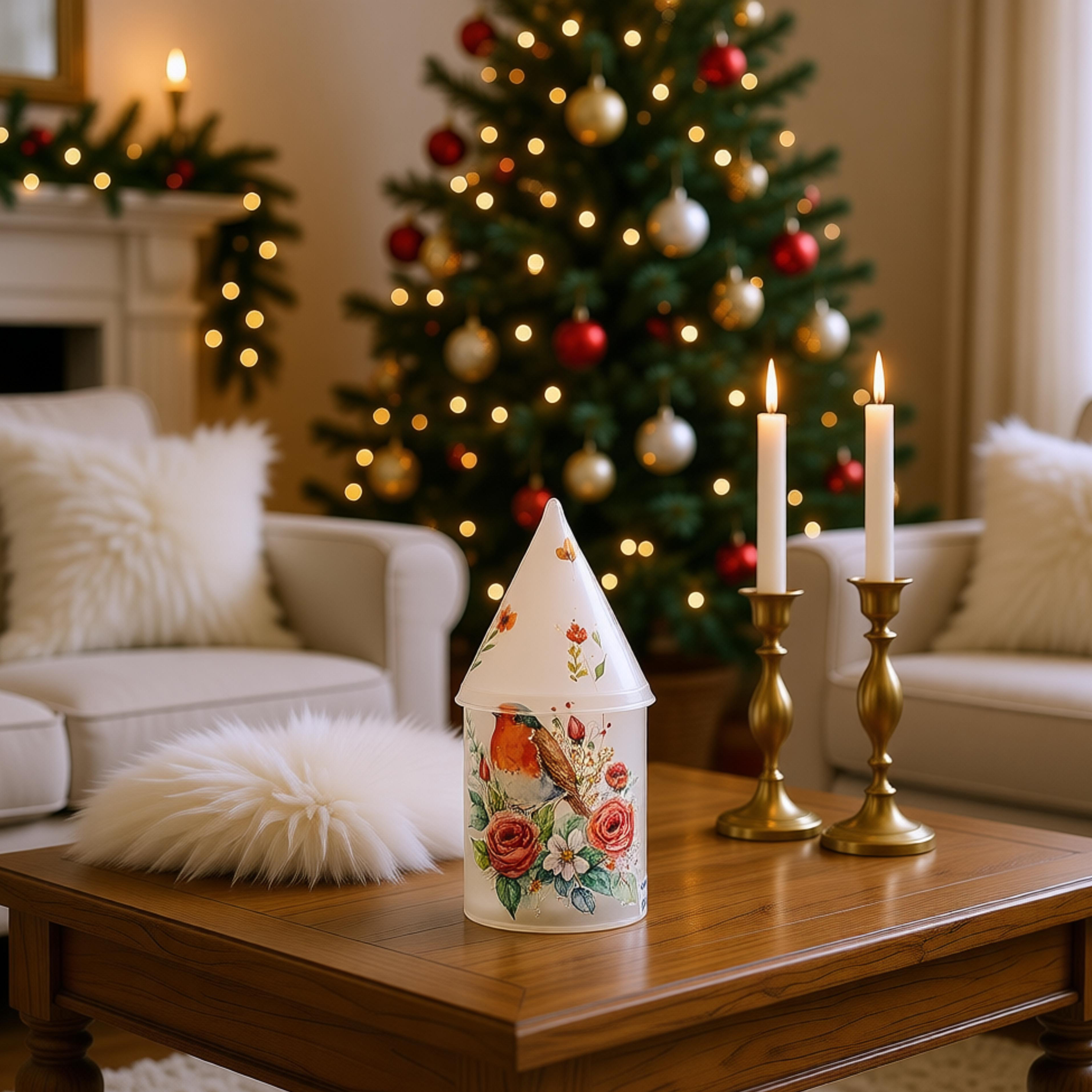 GLASS LED ORNAMENTS