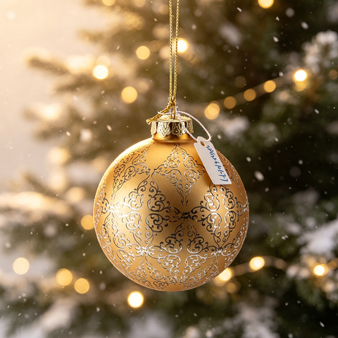 Glass Christmas ball for Party Decoration