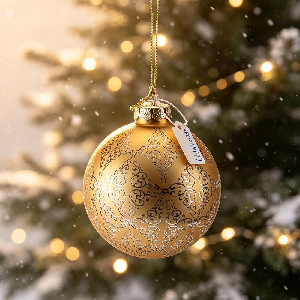 Glass Christmas ball for Party Decoration