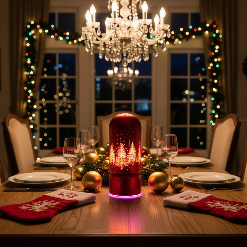 GLASS LED ORNAMENTS