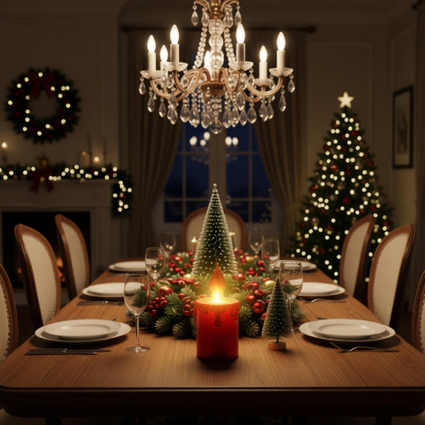 GLASS LED ORNAMENTS