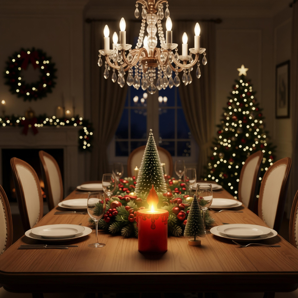 GLASS LED ORNAMENTS