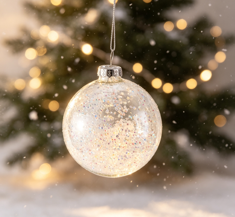 Glass Christmas ball for Party Decoration