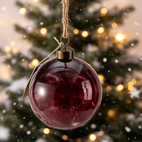 Glass Christmas ball for Party Decoration