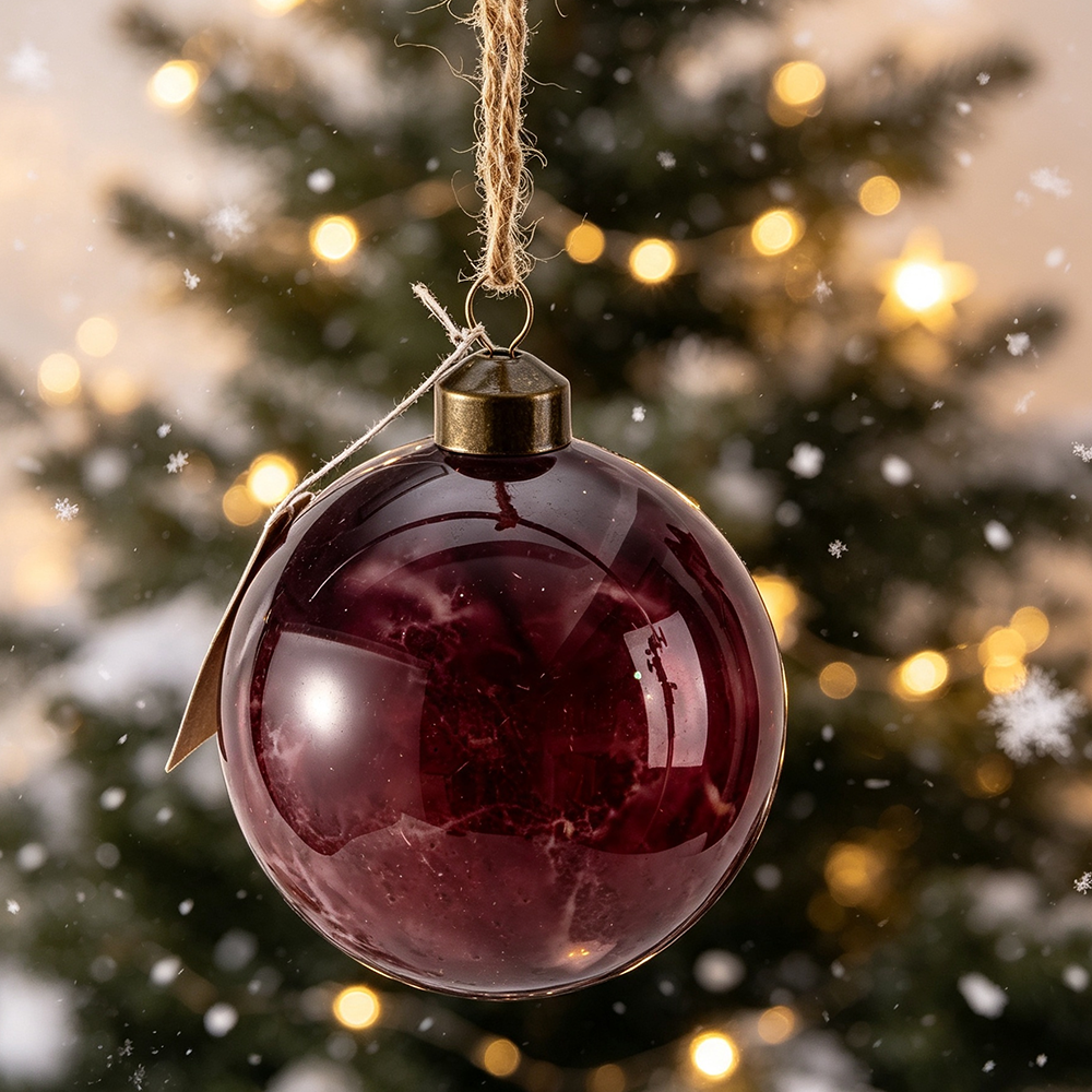 Glass Christmas ball for Party Decoration