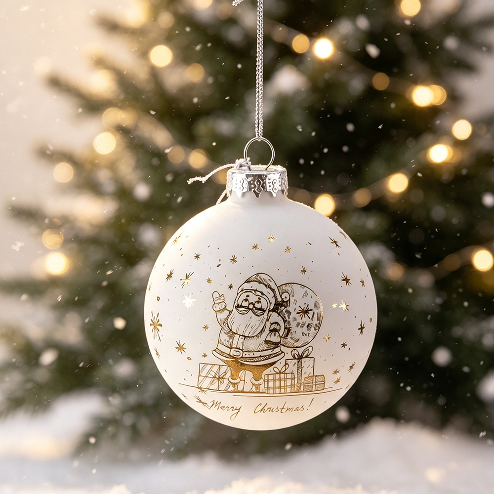 Glass Christmas ball for Party Decoration