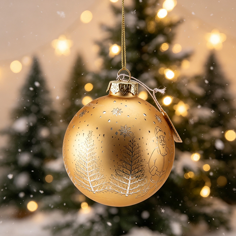 Glass Christmas ball for Party Decoration