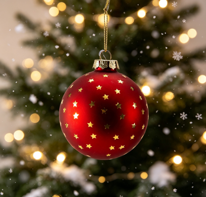 Glass Christmas ball for Party Decoration