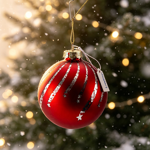 Glass Christmas ball for Party Decoration