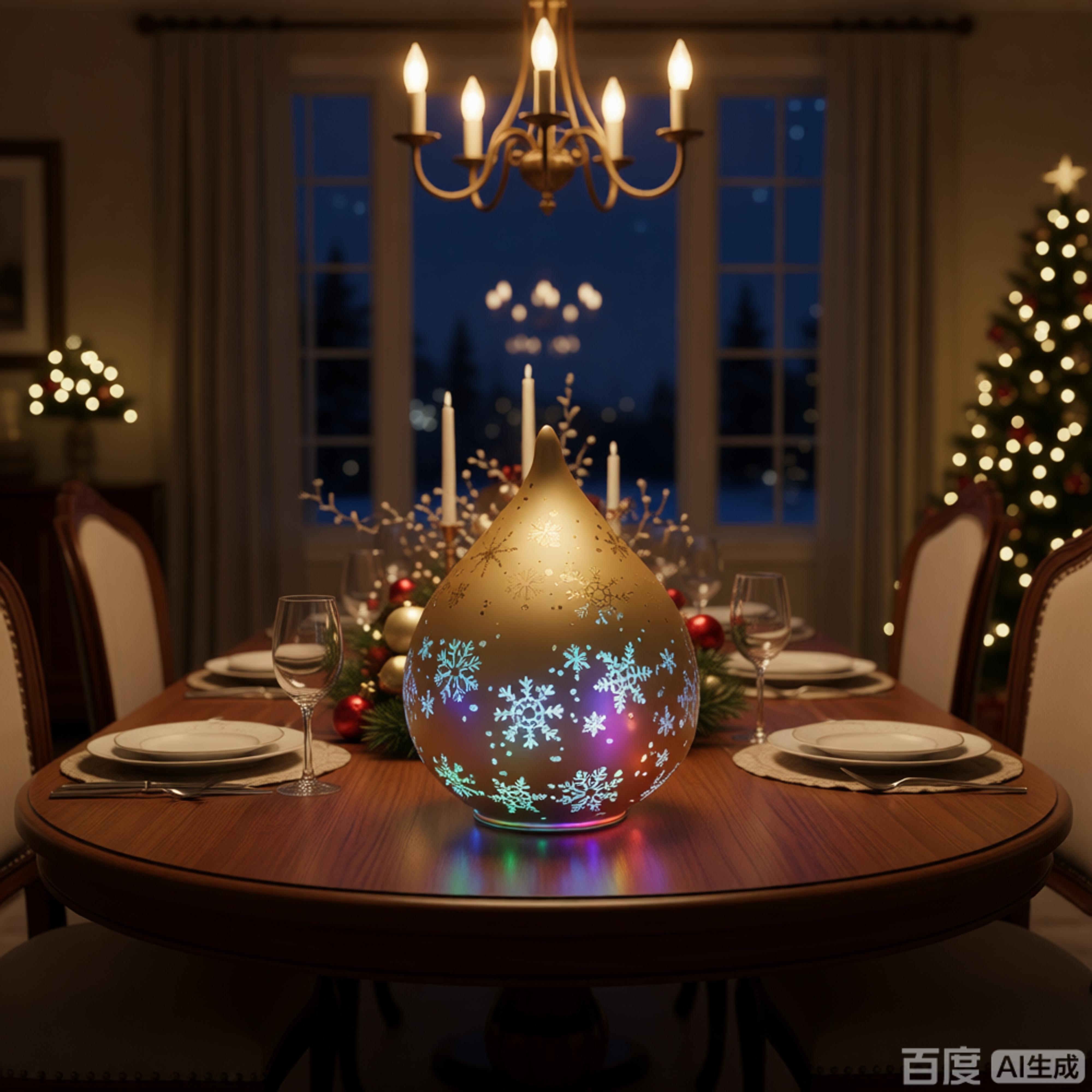 GLASS LED ORNAMENTS