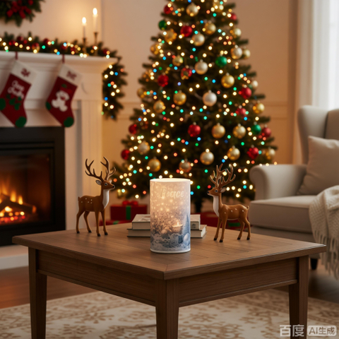 LED GLASS CANDLE HOLDER