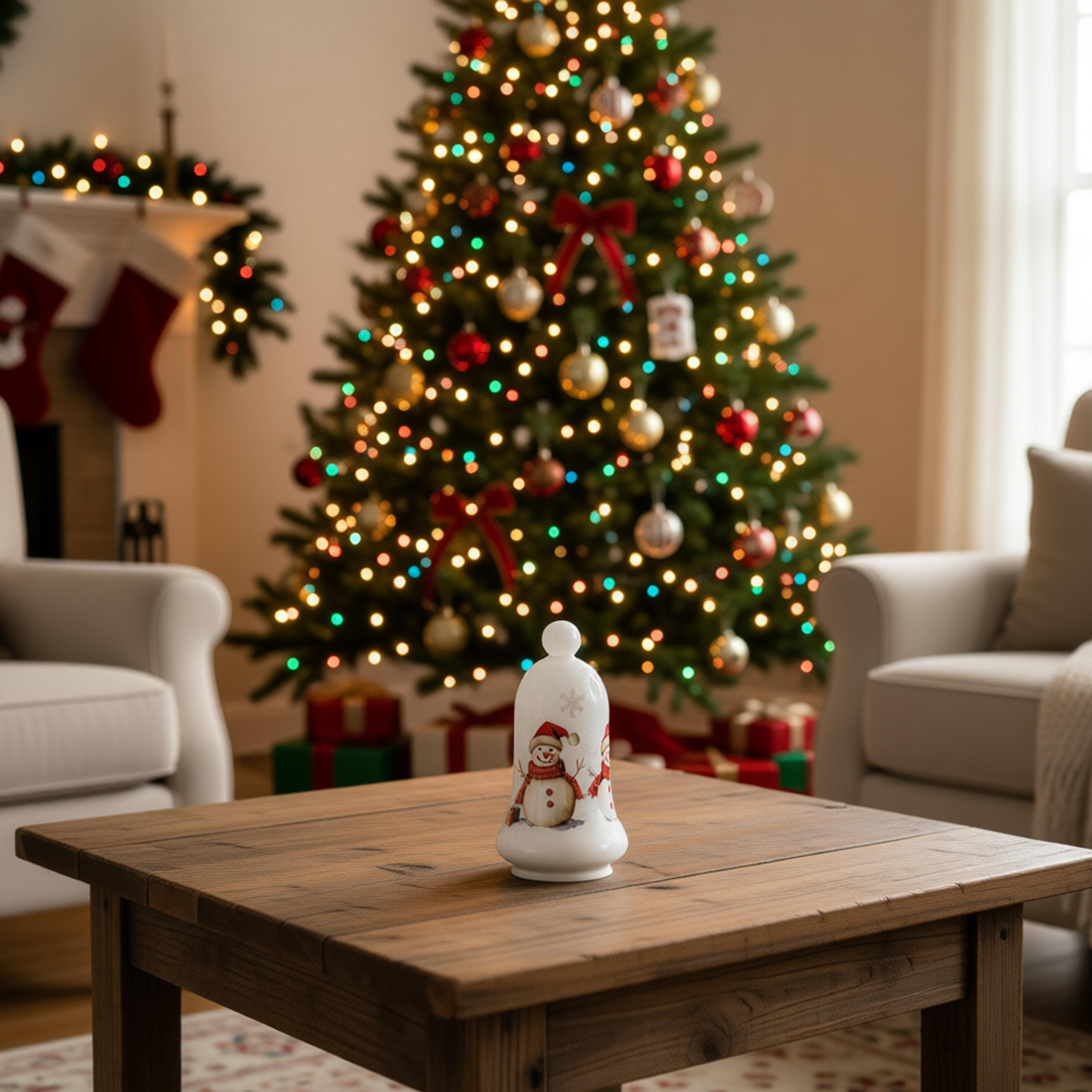 GLASS LED ORNAMENTS