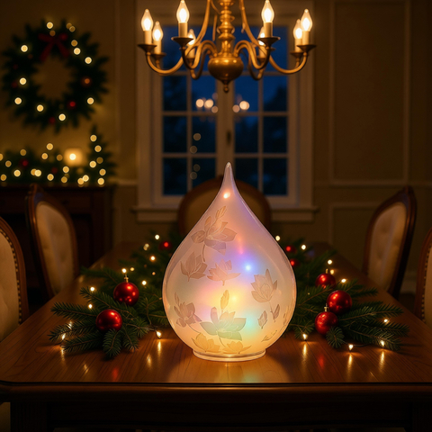 GLASS LED ORNAMENTS