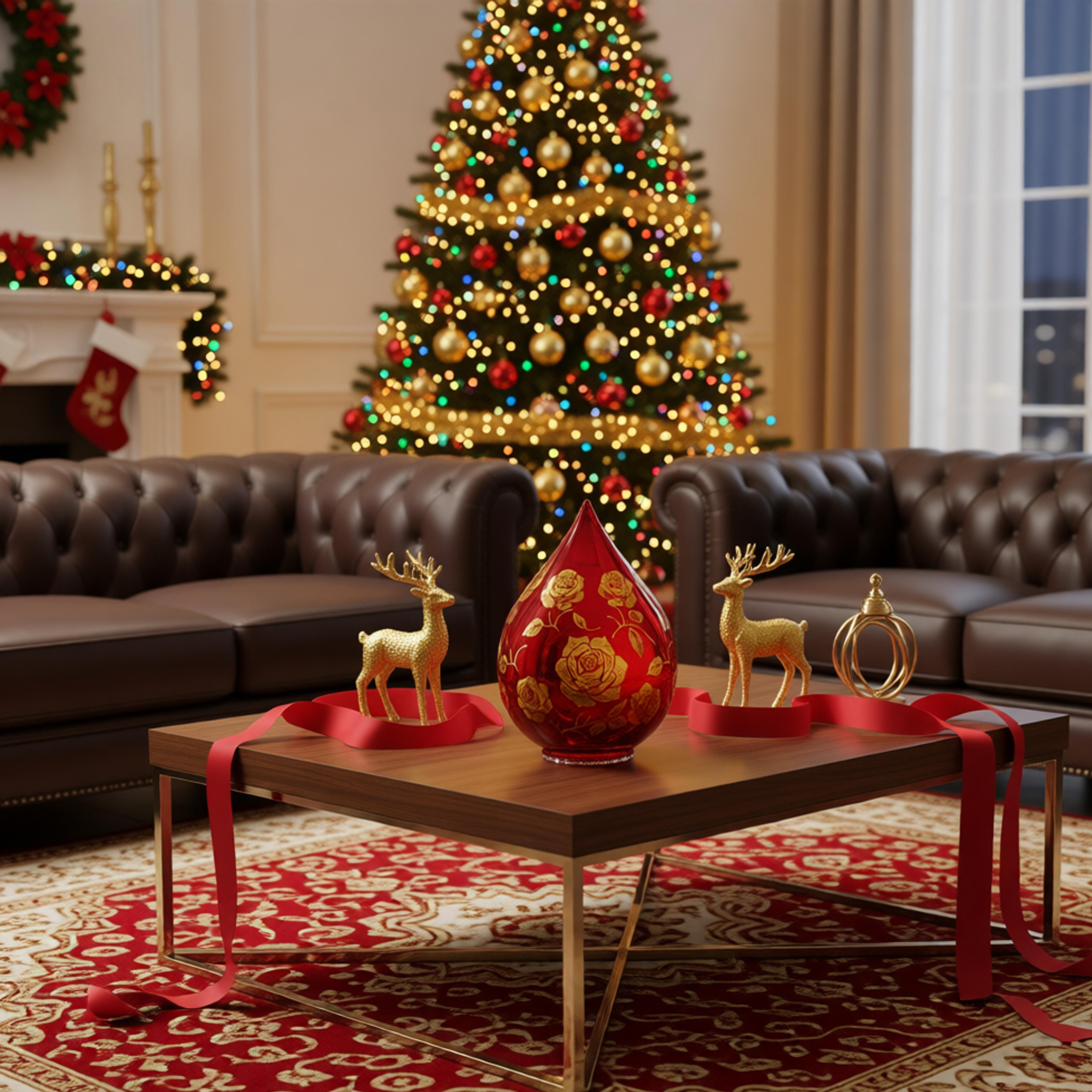 GLASS LED ORNAMENTS
