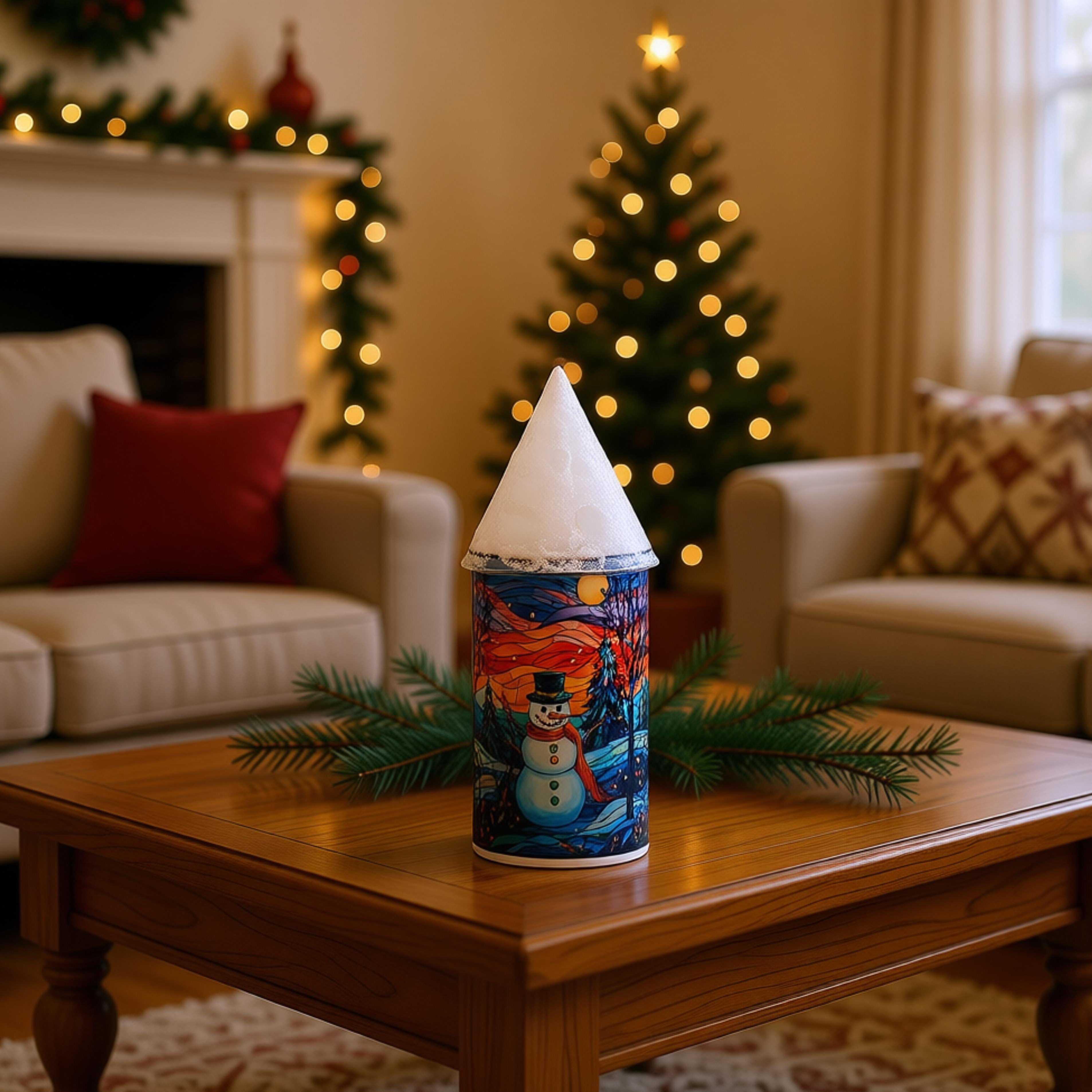 GLASS LED ORNAMENTS