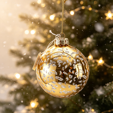 Glass Christmas ball for Party Decoration