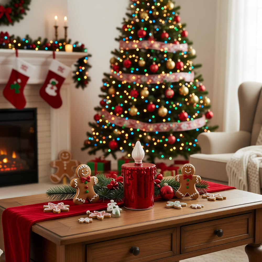 GLASS LED ORNAMENTS