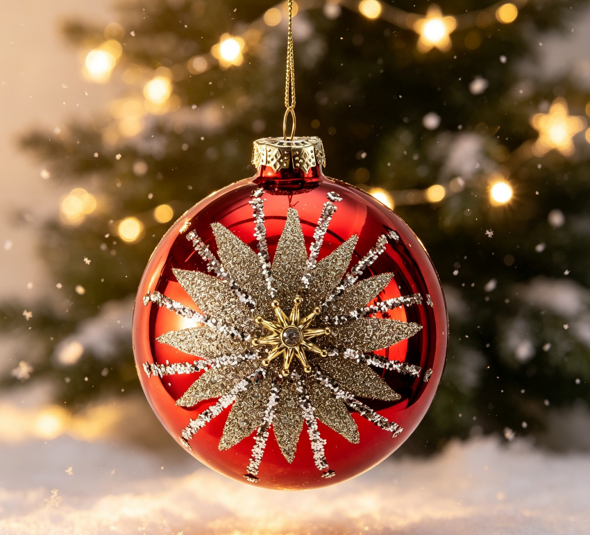 Glass Christmas ball for Party Decoration