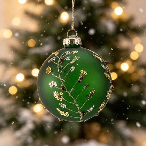 Glass Christmas ball for Party Decoration
