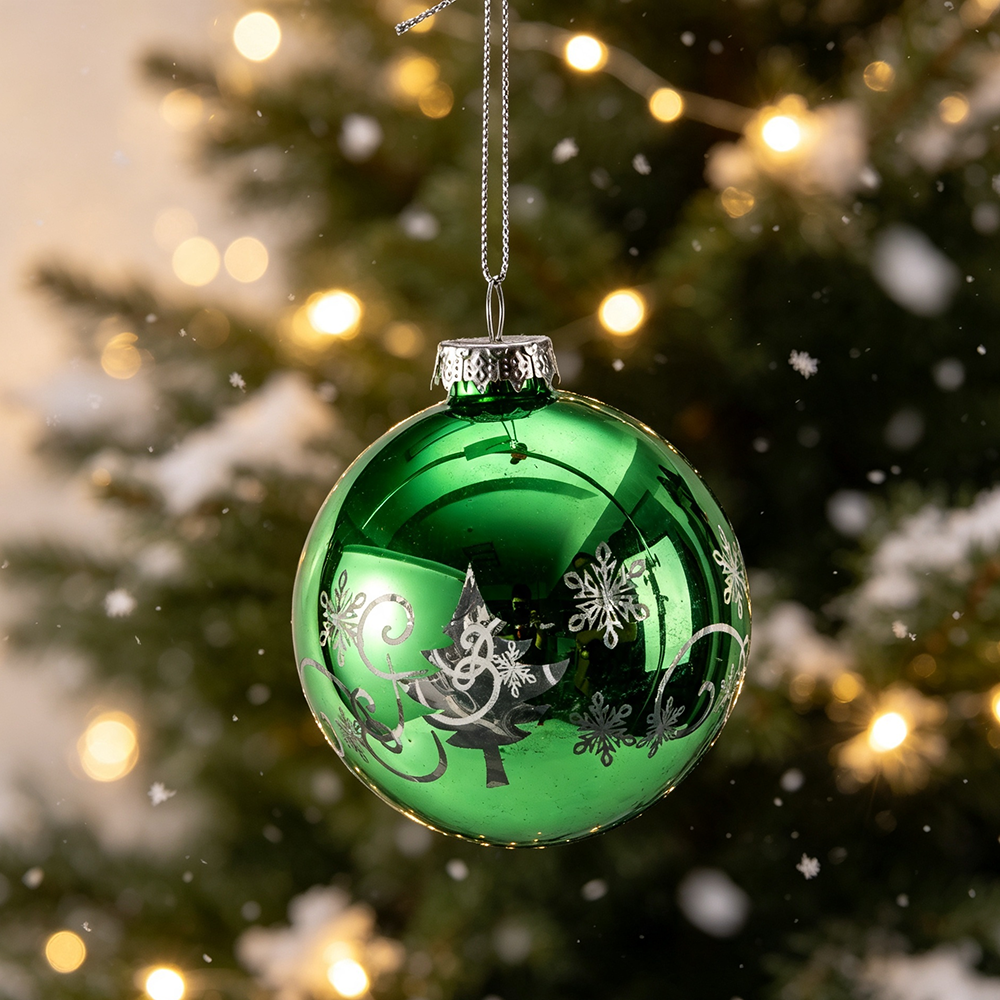 Glass Christmas ball for Party Decoration