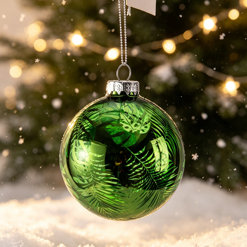 Glass Christmas ball for Party Decoration