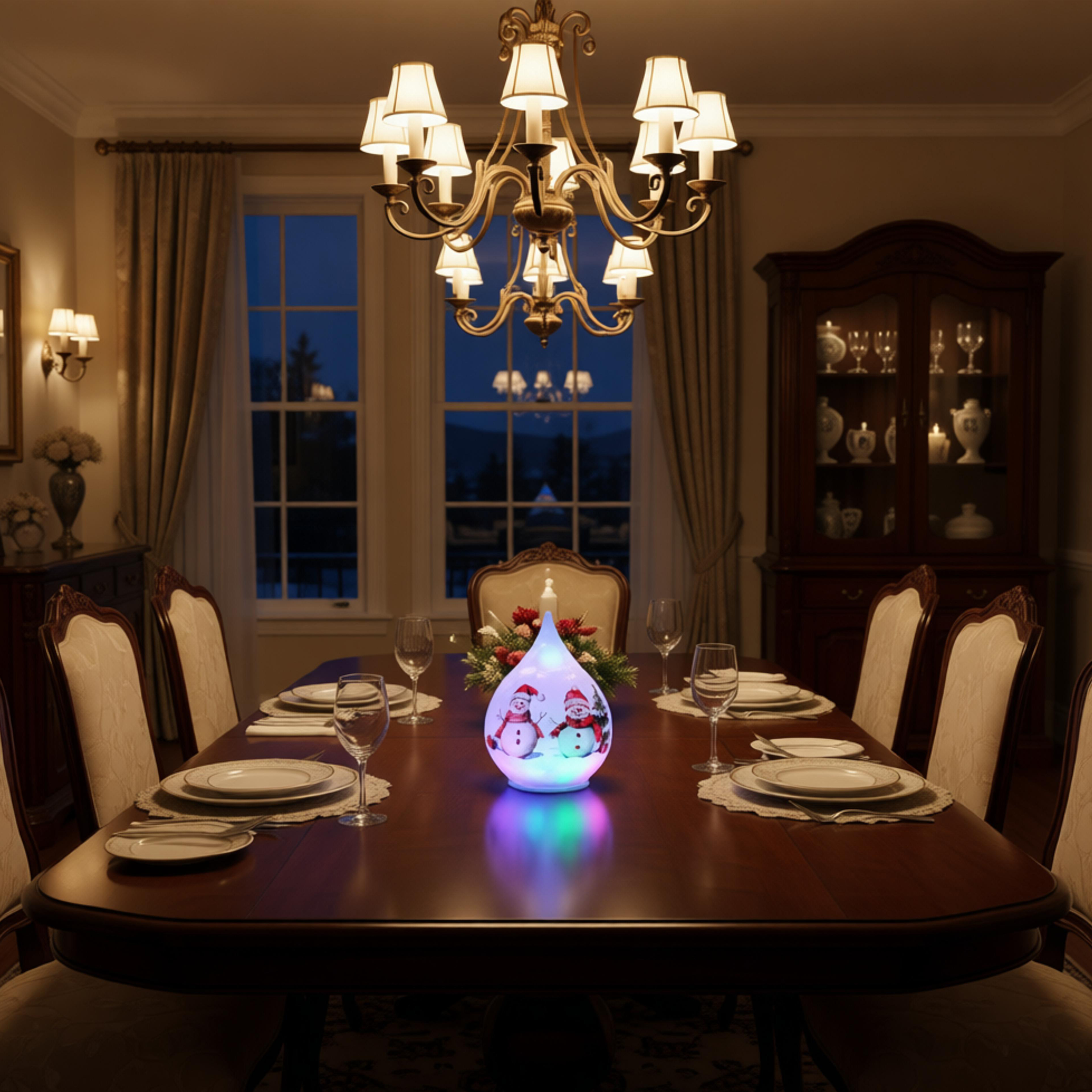 GLASS LED ORNAMENTS