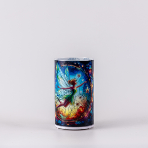 LED GLASS CANDLE HOLDER JESUS 