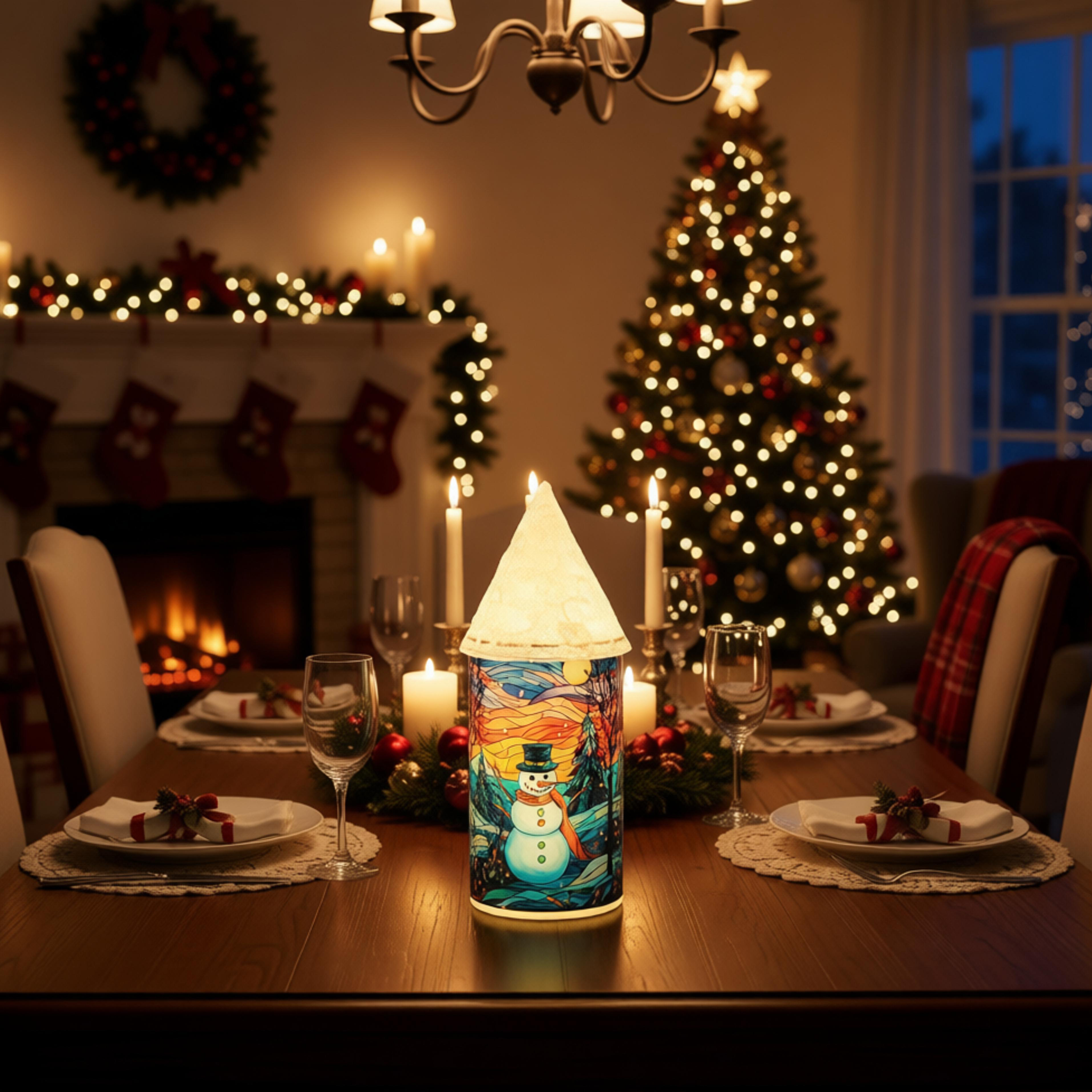 GLASS LED ORNAMENTS