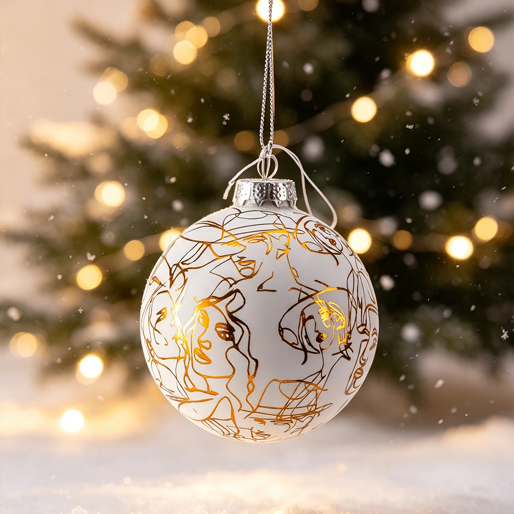 Glass Christmas ball for Party Decoration