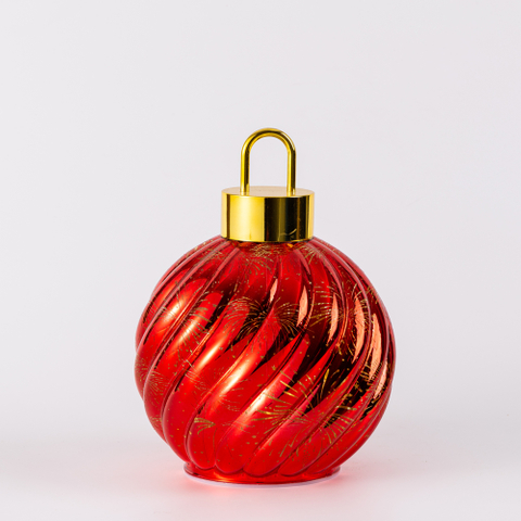 GLASS LED ORNAMENTS